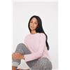 Tezenis Maglia Manica Lunga Girocollo Cotone E Modal Donna Rosa