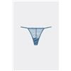 Tezenis Perizoma Con Fianchetto Tanga In Pizzo Donna Blu