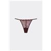 Tezenis Perizoma Con Fianchetto Tanga In Pizzo Donna Rosso