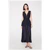 Tezenis Gonna Lunga A Campana In Raso Donna Nero