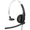 StarTech Cuffie - Cuffie USB CC100 con microfono - Cablate - Microfono con braccio girevole - Microfono con cancellazione del rumore basata sull'intelligenza artificiale - Controllo del volume - Driver da 30 mm - Colore: nero