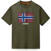 NAPAPIJRI Uomo Napapijri T-shirt Flag Tiki