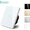 BSEED Interruttori della luce Touch Screen BSEED interruttori a parete retroilluminati a LED a 1 via 1/2/3Gang pannello in vetro Max.Load 300W interruttore della luce On Off