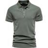 AIOPESON AIOPEON 100% cotone tinta unita polo da uomo casual manica corta couverture camicie da uomo moda streetwear polo per uomo