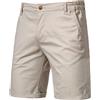 AIOPESON 2021 nuova estate 100% cotone pantaloncini solidi uomo di alta qualità casual business sociale elastico in vita pantaloncini da uomo 10 colori pantaloncini da spiaggia