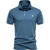 AIOPESON 100% cotone ricamo polo da uomo tinta unita manica corta polo da uomo nuova estate marca polo sociali da uomo
