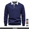 AIOPESON 2023 nuove felpe con collo a polo dal design alla moda autunnale per uomo felpe da uomo in cotone di qualità casual e da indossare sociali