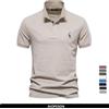 AIOPESON Polo da uomo di marca Polo in cotone da uomo Manica corta Polo solida ad alta quantità da uomo Nuovi abiti estivi