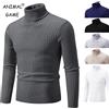 ANIMAL GAME Maglione a collo alto da uomo nuovo pullover tinta unita lavorato a maglia caldo dolcevita casual felpa di lana uomo inverno outdoor top