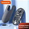 Toocki 3A Tipo C Cavo Organizzatore Multifunzionale con Caricatore Wireless Adattatore USB/iP SIM Toolkit Scatola di Immagazzinaggio con Custodia per Schede