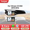 Hizpo 9 ''2din Android 14 per Citroen C3 DS3 2010-2016 Autoradio Lettore Video Multimediale GPS Carplay Auto 4G RDS Autoradio Wifi
