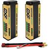DXF Batteria Lipo DXF 2S 10000mAh NGP Plus 7.6V 150C 5mm T Plug Hardcase per Auto, Buggy, Truggy, Fuoristrada, Barca, Camion 1/10 da Corsa