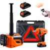 SucceBuy Cric per auto elettrica 5T Cric a forbice elettrico con avvitatore elettrico, luce a LED e telecomando per camion SUV berlina