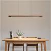 IISINUO Lampade a sospensione in legno massello nordico Lampade a LED per sala da pranzo Soggiorno Cucina Ufficio Negozio Apparecchi di illuminazione per interni a sospensione lunga