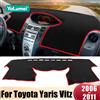 YaLumei Per Toyota Yaris Vitz 2006 2007 2008 2009 2010 2011 Copertura del cruscotto dell'auto Evitare la luce Parasole Pad Anti-UV Tappeti Tappetini antiscivolo