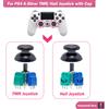 abay 2/10 pz K-Silver JS13 PRO + TMR Joystick per PS4 DUALSHOCK 4 Analogico Stick Hall Joystick No Drift Sostituzione Thumbstick Grip Cap