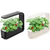 NONE Fioriera idroponica da 15 W Kit fioriera idroponica per erbe da interno con luce a LED superiore con altezza della lampada regolabile per coltivazione