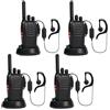 BAOFENG 4PCS PT88E Radio bidirezionale PMR446 Pofung Walkie Talkie Radio a lungo raggio senza licenza 16 canali con caricatore USB e auricolari