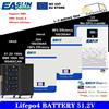 EASUN POWER Batteria EASUN POWER LiFePO4 48V 300AH 200AH 100AH Batteria solare al litio 51,2V 15KW Batteria ricaricabile 6000 + cicli