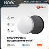 MOES Tuya ZigBee Smart Key Switch Impostazione mobile Controller chiave remota wireless Collegamento multi-scena Smart Switch Alimentato a batteria