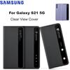SAMSUNG Per Galaxy S21 5G Smart View Custodia a specchio con vibrazione Samsung S21 Clear View Cover LED Cover S-View Custodie EF-ZG991