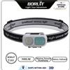 BORUiT T101 300LM Sensore di movimento Lampada frontale a LED Tipo-C Ricaricabile 1200mAh Faro da campeggio impermeabile Torcia frontale