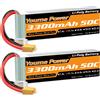YOUME POWER YOUME 3300mah Lipo 2S 3S 4S 6S Batteria 7.4V 11.1V 14.8V 22.2V 50C per RC Aerei Elicotteri Auto Barca Camion Parti