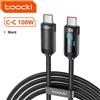 toocki Cavo USB C a C Toocki PD100W con Display Digitale, Cavo di Ricarica Rapida PD 3.1 per Macbook Pro, Xiaomi, Samsung, Laptop, Cavo USB C 1M/2M