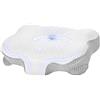 NONE Cuscino Cervicale e per il Collo, Cuscino Cervicale Ergonomico in Memory Foam 2026, Cuscino Ortopedico per Supporto di Testa/Collo/Spalle, per Chi Dorme di Lato, Sotto il Retro e a Giro di Pancia