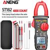 ANENG Multimetro Digitale a Pinza ANENG ST182, Tester di Tensione AC/DC, Amperometro, Misuratore di Corrente, Frequenza, Capacità, NCV, Ohmmetro