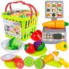 Green series Cestino per la spesa per bambini, per frutta e verdura, con bilancia integrata