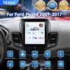 HIZPO Autoradio Hizpo Wireless Android Auto Carplay per Ford Fiesta 2009-2016, Unità Principale Multimediale GPS con Navigazione Video Stile Tesla 9.7 Pollici RDS SWC