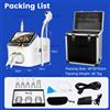 MYOSLIM Macchina Professionale 2IN1 per Epilazione con Laser a Diodi 5000W 10 Barre e Macchina per Rimozione Tatuaggi Picosecond Qswitch ND YAG 1064NM 4 Lunghezze d'Onda