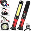 JIASHUAIXIN Lampada da lavoro per riparazioni auto COB ricaricabile, luce di ispezione portatile, illuminazione di emergenza magnetica sdoppiabile Lampada da lavoro a LED