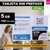 SUOP Scheda SIM Prepagata 5 GB e 150 Minuti | 30 giorni | Rosso 5g | Pin bloccato. Valido per telefoni cellulari, localizzatori GPS, allarmi, router Mifi e orologi | Pagamento Singolo Senza