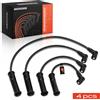 Frankberg Kit di accensione Frankberg 4x con cavi per Renault Clio II Kangoo Logan Megane Thalia 0986357256 8200943801