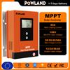 POWLAND Regolatore di Carica Solare MPPT POWLAND 20A 30A 40A 60A 12V 24V 36V 48V con Display LCD e Riconoscimento Automatico Tensione per Pannelli Solari e Batterie Multiple