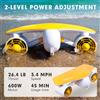 Scooter Subacqueo Impermeabile 50M, Propulsore Elettrico a 2 Velocità, 50 Minuti di Autonomia, Elica Subacquea con Supporto per Fotocamera per Piscina, Mare, Snorkeling e Immersioni