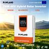 POWLAND Inverter Solare POWLAND 7KW 48V On Grid/Off Grid 230V Onda Pura con Controller MPPT 120A Integrato, Monitoraggio Remoto WIFI e Comunicazione BMS