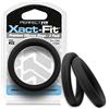 Perfect Fit #22 Xact-Fit Cockring 2-Pack - Black