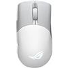 ASUS ROG KERIS WIRELESS AIMPOINT, Mouse da Gaming Senza Fili, Bianco | Super Leggero, 36K DPI, Tripla Connettività, 2.4 GHz, Bluetootha a Bassa Latenza, USB, Batteria a Lunga Durata, RGB Aura Sync