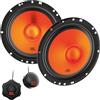 JBL Stage1 Gen2 62CF 6,5 in / 16,5 cm Altoparlanti Componenti Auto 2 Vie | 80 W RMS / 240 W picco, 91 dB, 4 Ohm, 55 Hz-20 kHz - set con 2 woofer 165 mm, 2 tweeter PEI, crossover separati e griglie