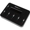 StarTech.com Docking Station per Unità Flash USB - Duplicatore/Eraser Standalone 1:5 Chiavette consente la copia del sistema, dei file e dell'unità a 1,5 GB/min, cancellazione 1 o 3 passaggi, Display LCD [USBDUP15]