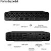 HP PC/Workstation HP EliteDesk 8 Mini G1a Desktop Next Gen AI PC Wolf Pro Security Edition Copilot+ 350 16 GB DDR5-SDRAM 512 SSD Windows 11 [D5BK5AT#ABZ]