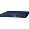 PLANET GSW-1820HP switch di rete Non gestito Gigabit Ethernet (10/100/1000) Supporto Power over (PoE) 1U Blu [1]