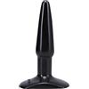 Doc Johnson BUILT-IN-AMERICA - PLUG ANALE BUTT PLUGS SMOOTH CLASSIC SMALL BLACK