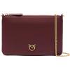 PINKO BORSA CLASSIC FLAT LOVE SIMPLY - 100455A0F1 - bordeaux