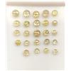 NATURAL ROSE CUT DIAMONDS 0.80ct, 24pcs Forma Rotonda Portuguese Cut Natural Diamante Sfuso Lotto To Make