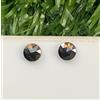 NATURAL ROSE CUT DIAMONDS 0,27 Ct Diamante Nero Rotondo Taglio Rosa Paio Diamanti Naturali