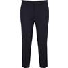 SUISTUDIO Pantaloni Lane Classic Donna Lana Blu Scuro Cropped Tapered EU40